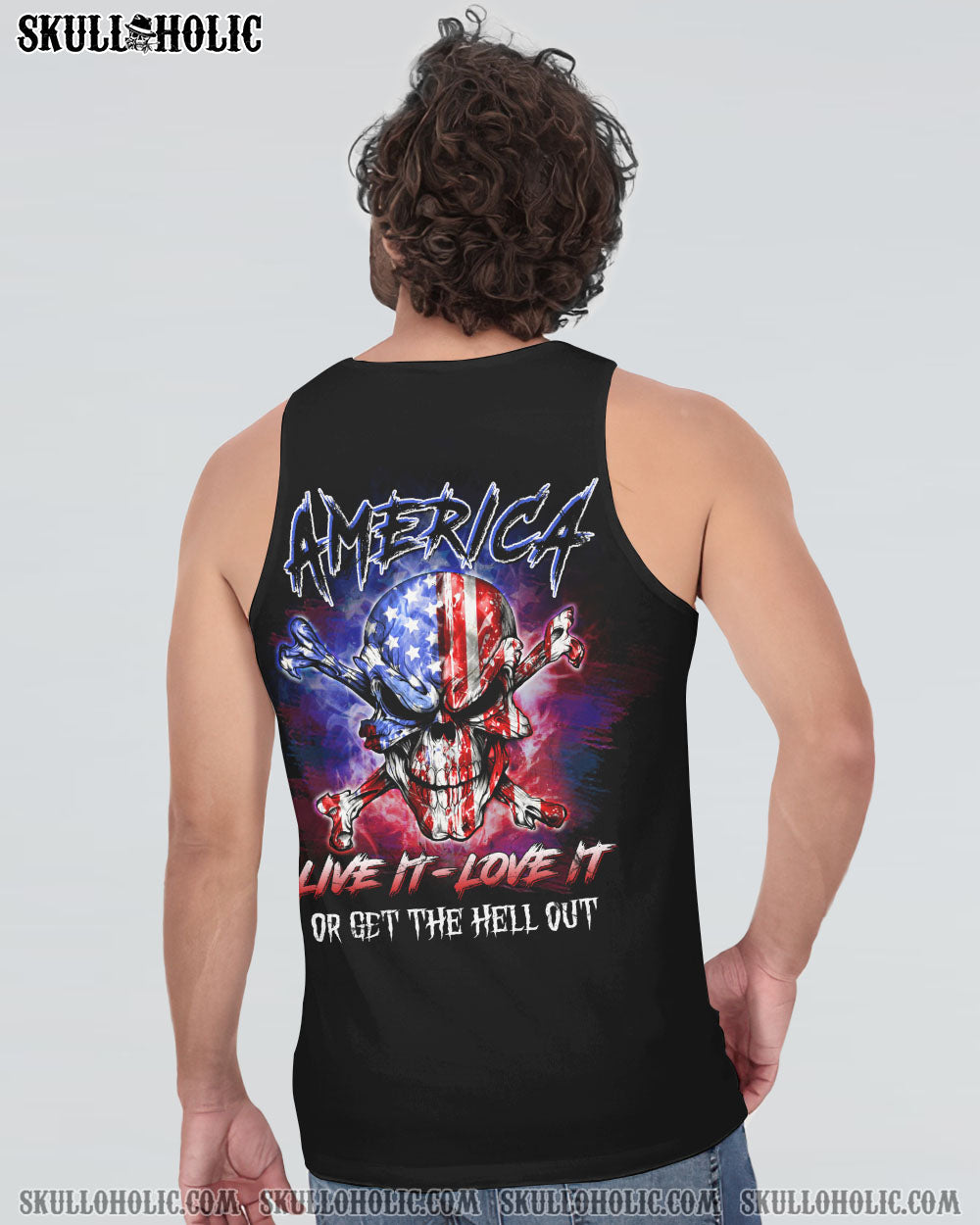 AMERICA LIVE IT LOVE IT OR GET THE HELL OUT ALL OVER PRINT – YHLN1206231