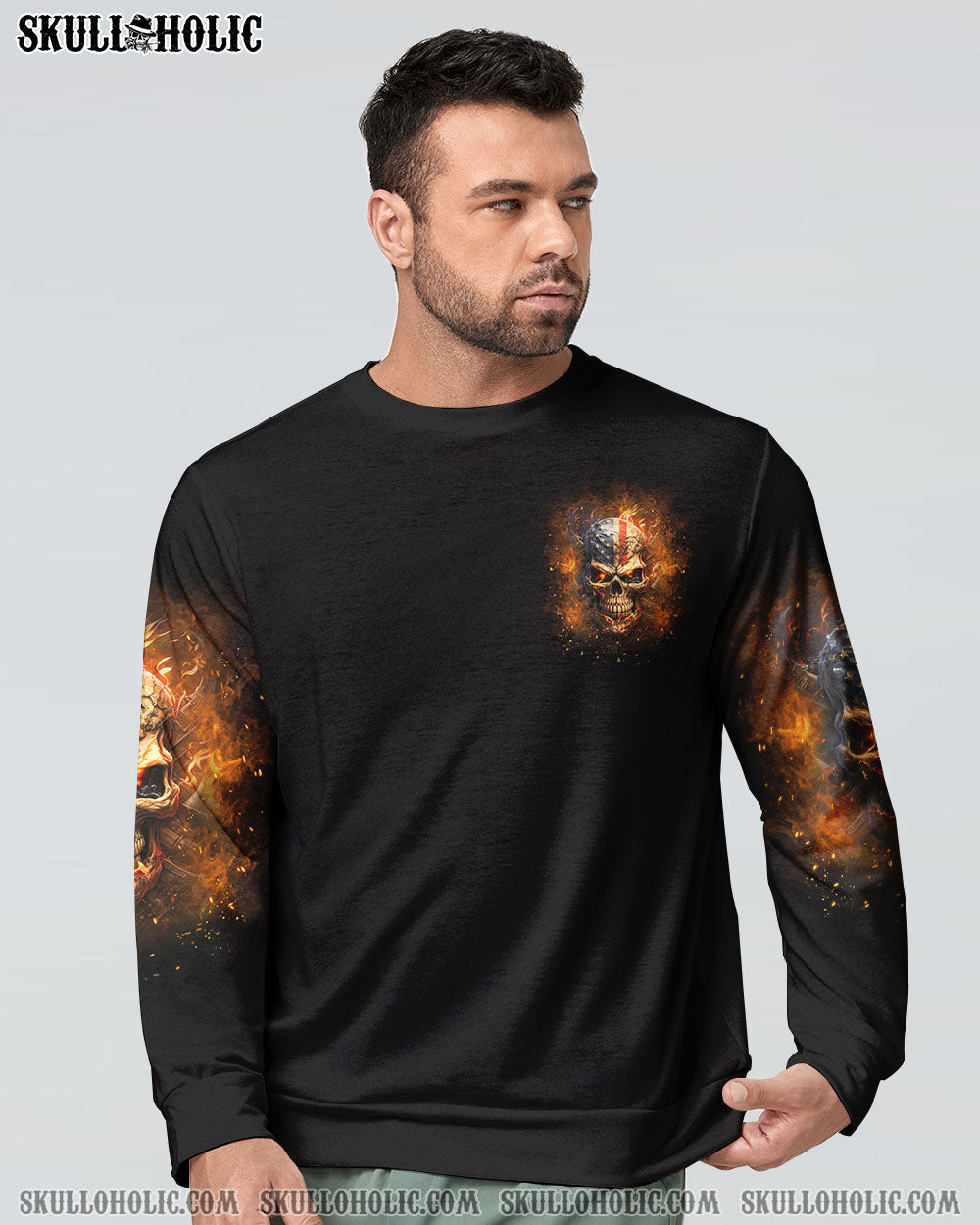 AMERICA LIVE IT LOVE IT OR GET THE HELL OUT SKULL ALL OVER PRINT – YHLN2007231