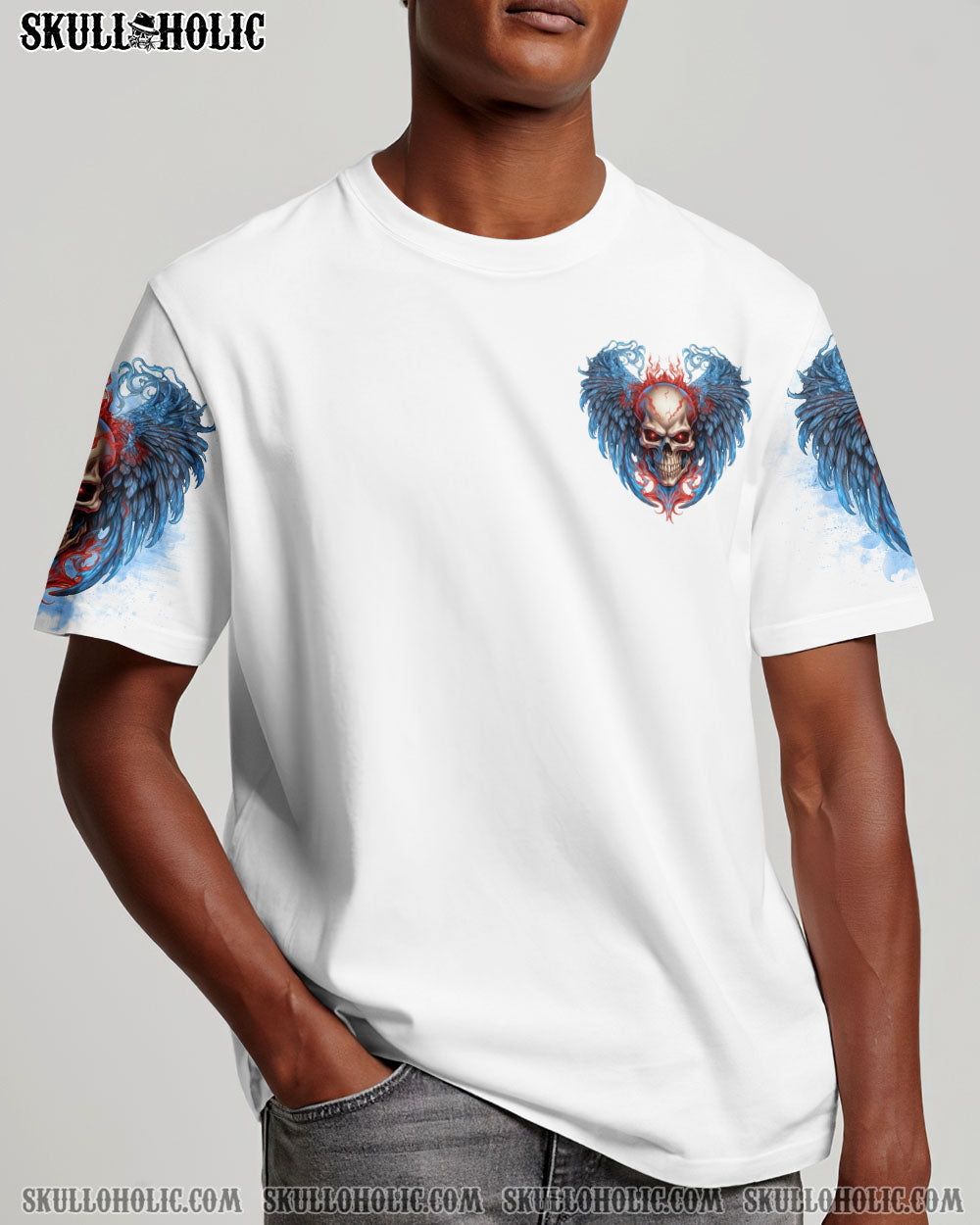 AMERICA LIVE IT LOVE IT OR GET THE HELL OUT SKULL WINGS ALL OVER PRINT – TLNO1505232