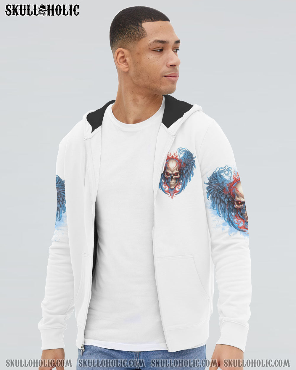 AMERICA LIVE IT LOVE IT OR GET THE HELL OUT SKULL WINGS ALL OVER PRINT – TLNO1505232