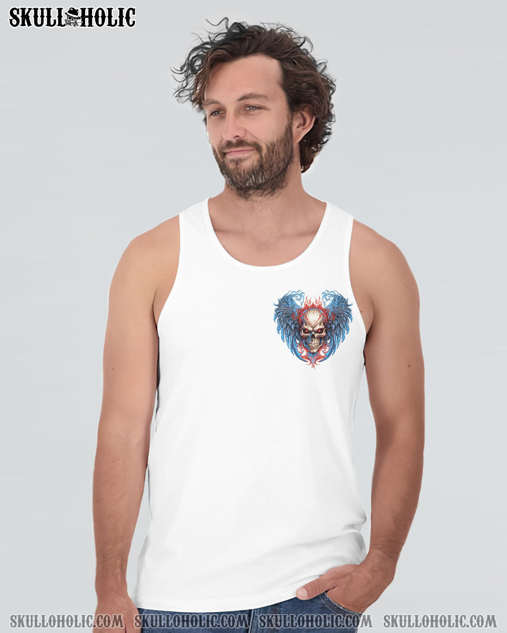 AMERICA LIVE IT LOVE IT OR GET THE HELL OUT SKULL WINGS ALL OVER PRINT – TLNO1505232
