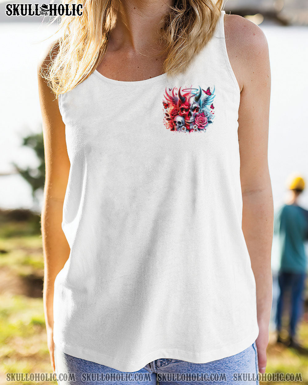 AND WHEN HER HALO BROKE SKULL ALL OVER PRINT- TLTR2103241