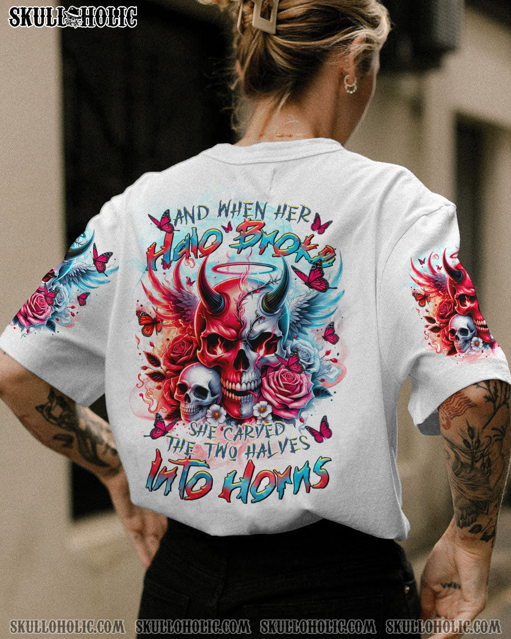 AND WHEN HER HALO BROKE SKULL ALL OVER PRINT- TLTR2103241
