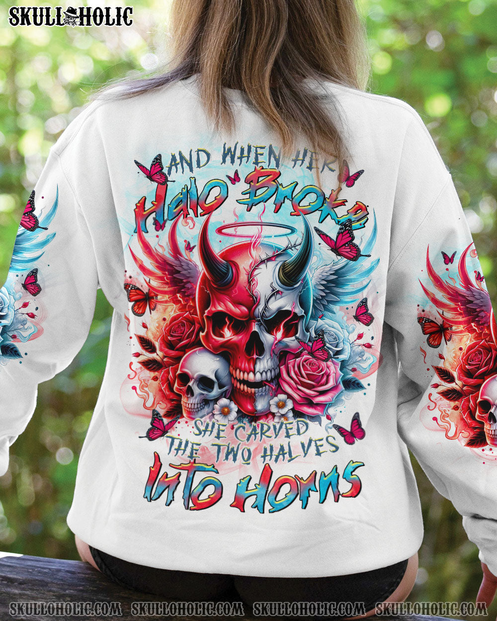 AND WHEN HER HALO BROKE SKULL ALL OVER PRINT- TLTR2103241