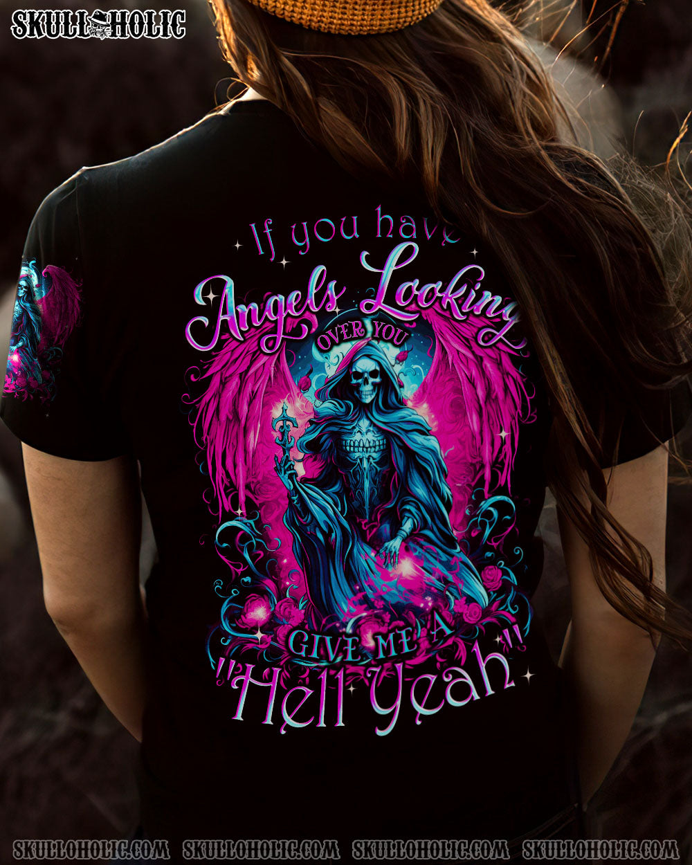 ANGELS LOOKING OVER YOU ALL OVER PRINT – TYQY0710233