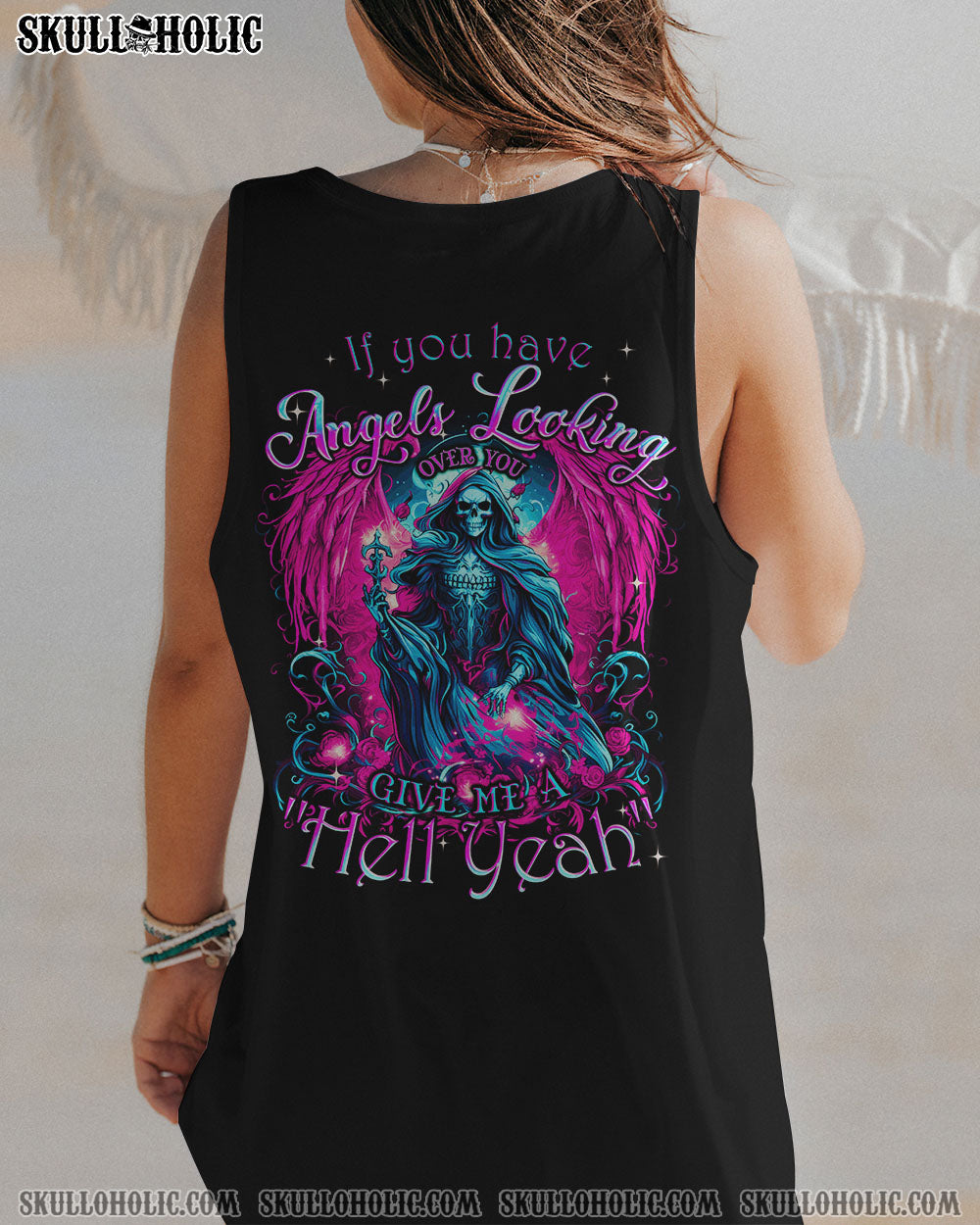 ANGELS LOOKING OVER YOU ALL OVER PRINT – TYQY0710233