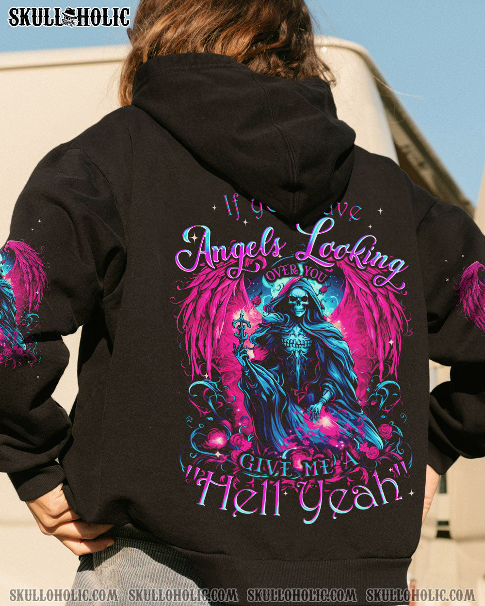 ANGELS LOOKING OVER YOU ALL OVER PRINT – TYQY0710233