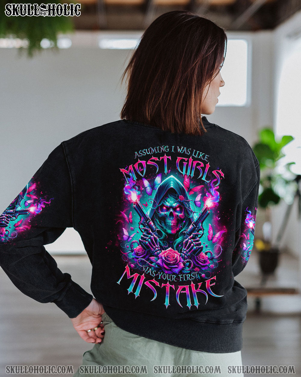 ASSUMING I WAS LIKE MOST GIRLS SKULL ALL OVER PRINT – TLNO1902241