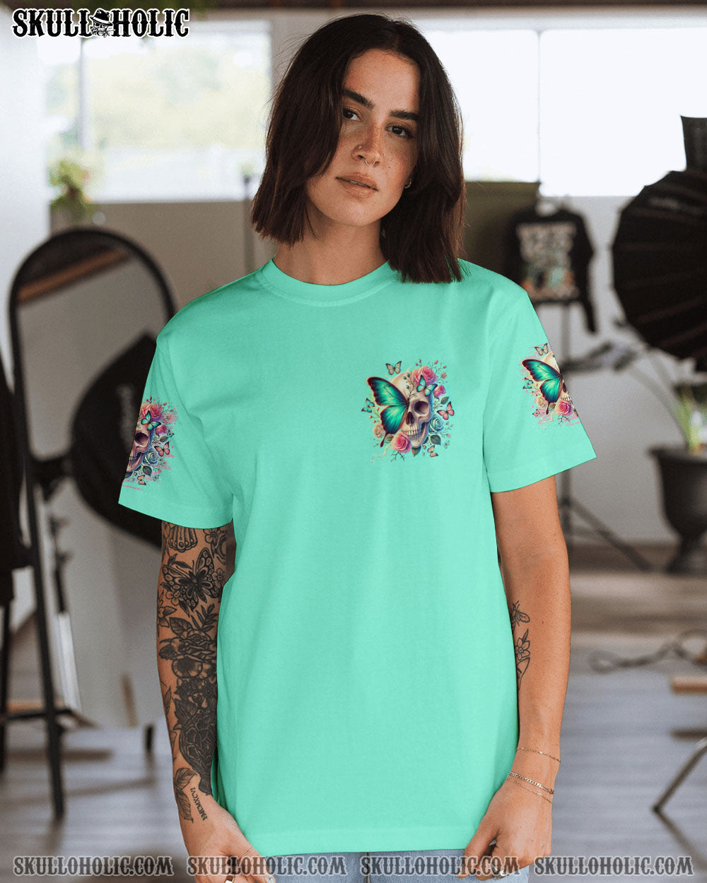 ASSUMING I WAS LIKE MOST GIRLS SKULL BUTTERFLY ALL OVER PRINT – TLNO2406241