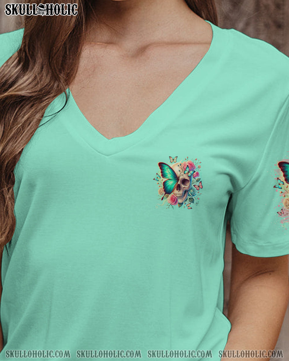 ASSUMING I WAS LIKE MOST GIRLS SKULL BUTTERFLY ALL OVER PRINT – TLNO2406241