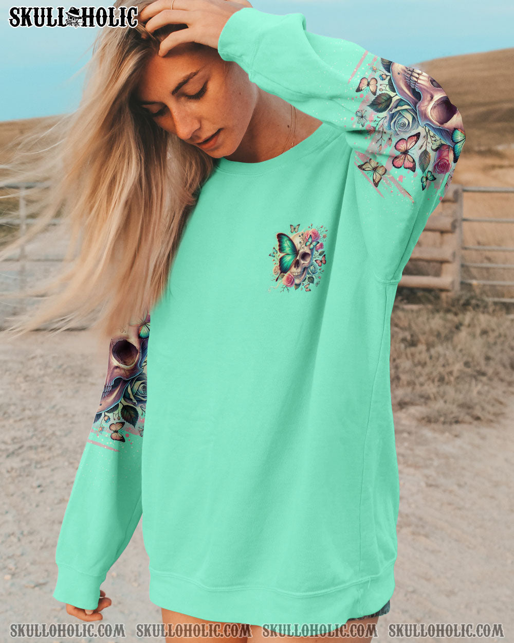 ASSUMING I WAS LIKE MOST GIRLS SKULL BUTTERFLY ALL OVER PRINT – TLNO2406241