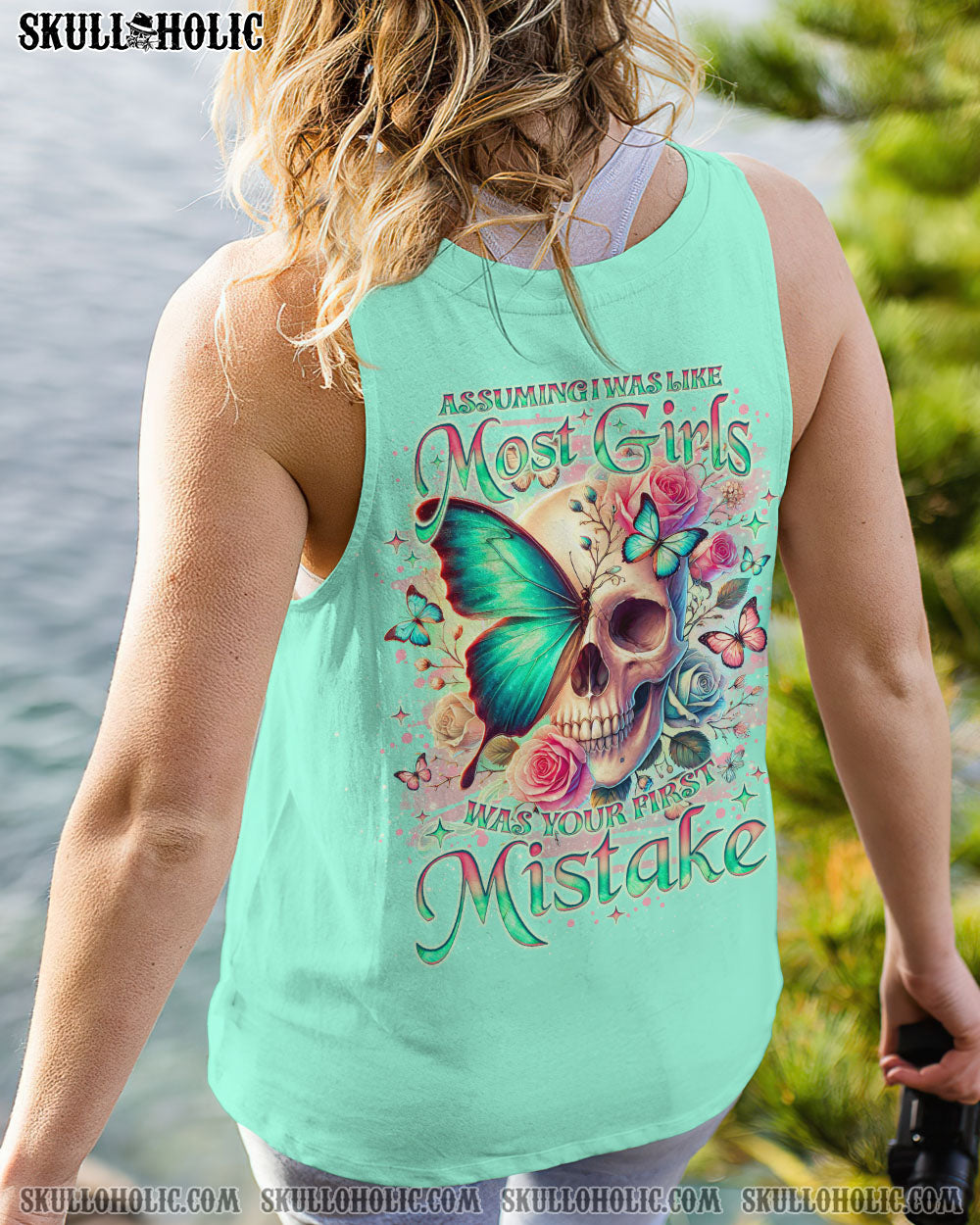 ASSUMING I WAS LIKE MOST GIRLS SKULL BUTTERFLY ALL OVER PRINT – TLNO2406241
