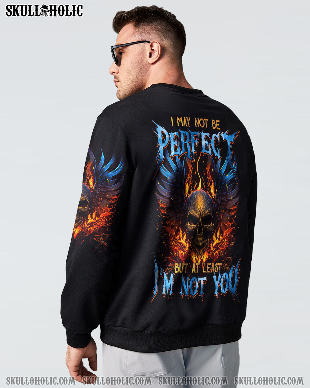 AT LEAST I’M NOT YOU FIRE SKULL WINGS ALL OVER PRINT – TLTM1102233