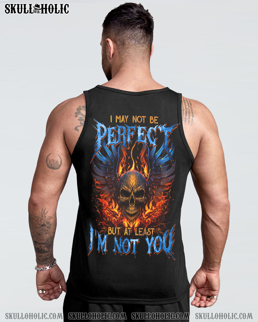 AT LEAST I’M NOT YOU FIRE SKULL WINGS ALL OVER PRINT – TLTM1102233