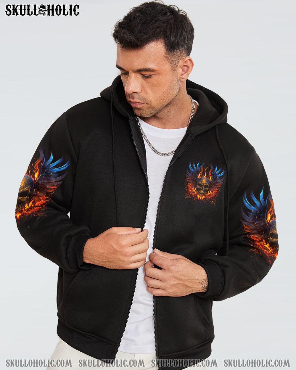 AT LEAST I’M NOT YOU FIRE SKULL WINGS ALL OVER PRINT – TLTM1102233