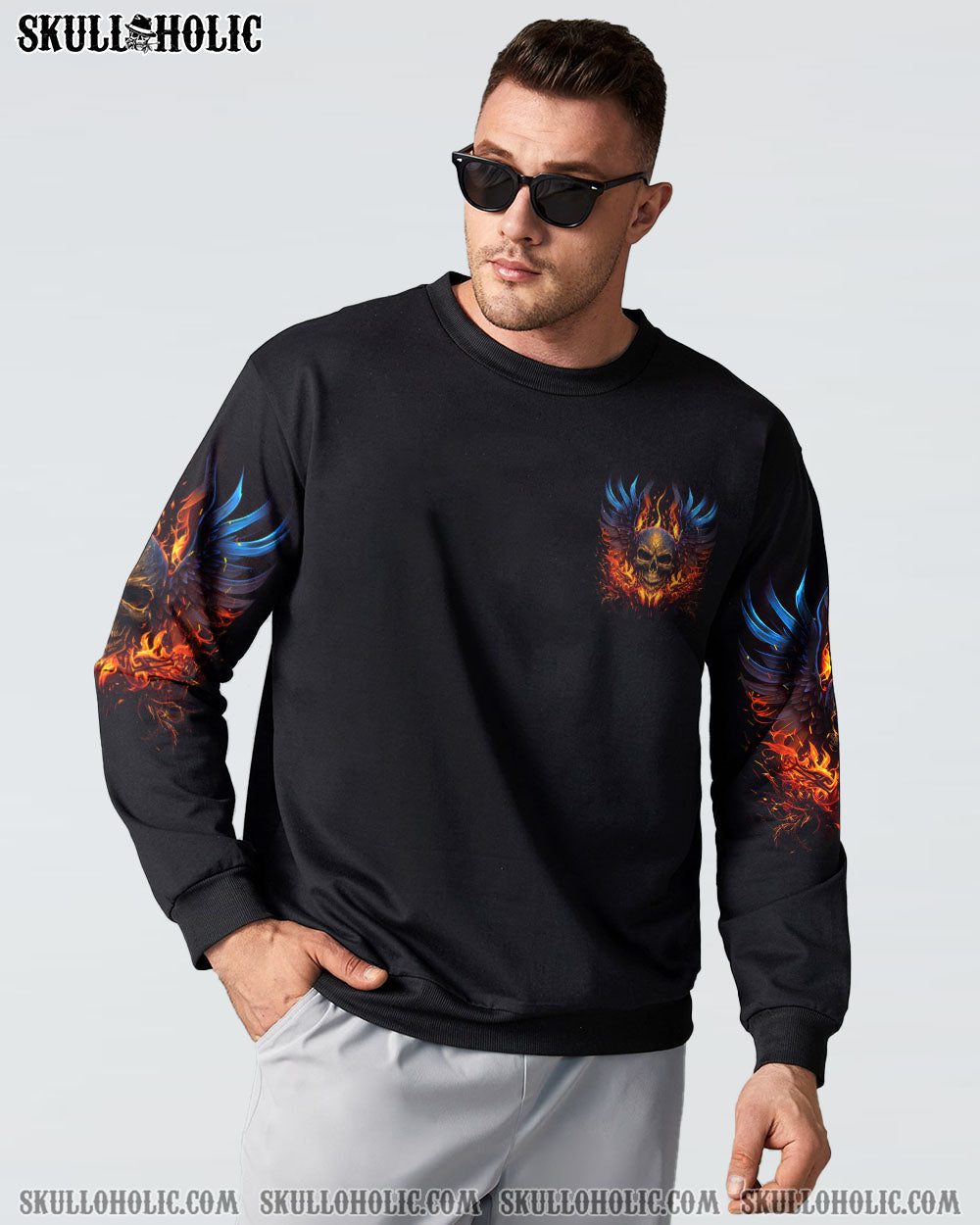 AT LEAST I’M NOT YOU FIRE SKULL WINGS ALL OVER PRINT – TLTM1102233