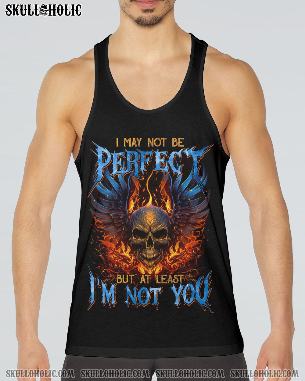 AT LEAST I’M NOT YOU FIRE SKULL WINGS ALL OVER PRINT – TLTM1102233