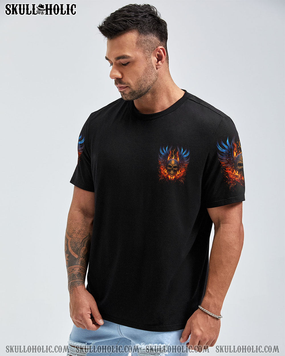 AT LEAST I’M NOT YOU FIRE SKULL WINGS ALL OVER PRINT – TLTM1102233