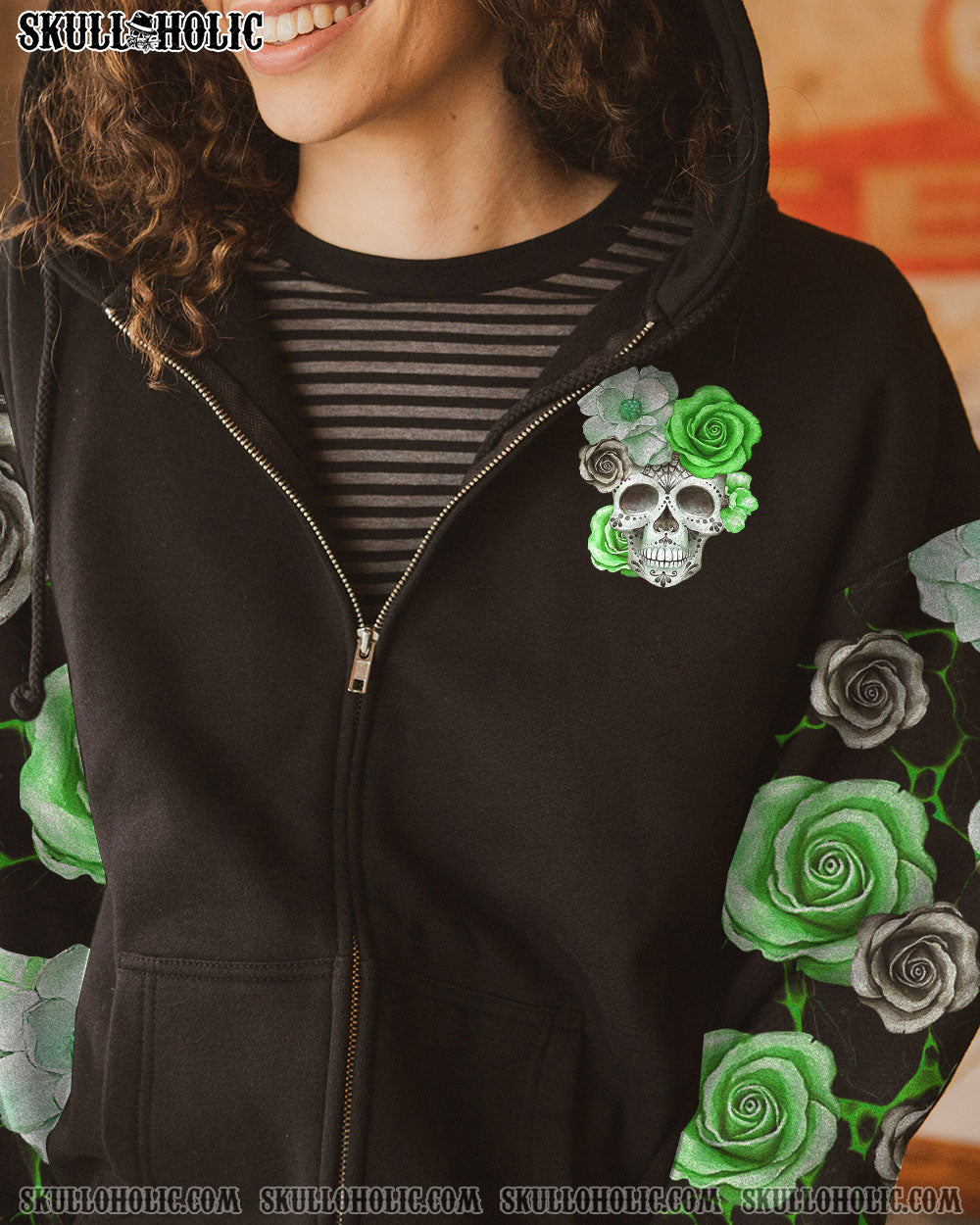 B CRAFT ROSE SKULL ALL OVER PRINT – TLTR1301231