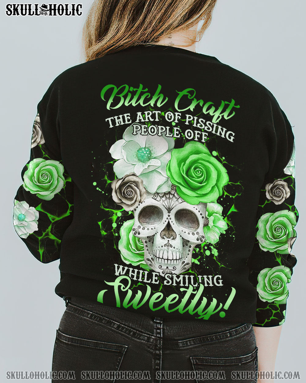 B CRAFT ROSE SKULL ALL OVER PRINT – TLTR1301231