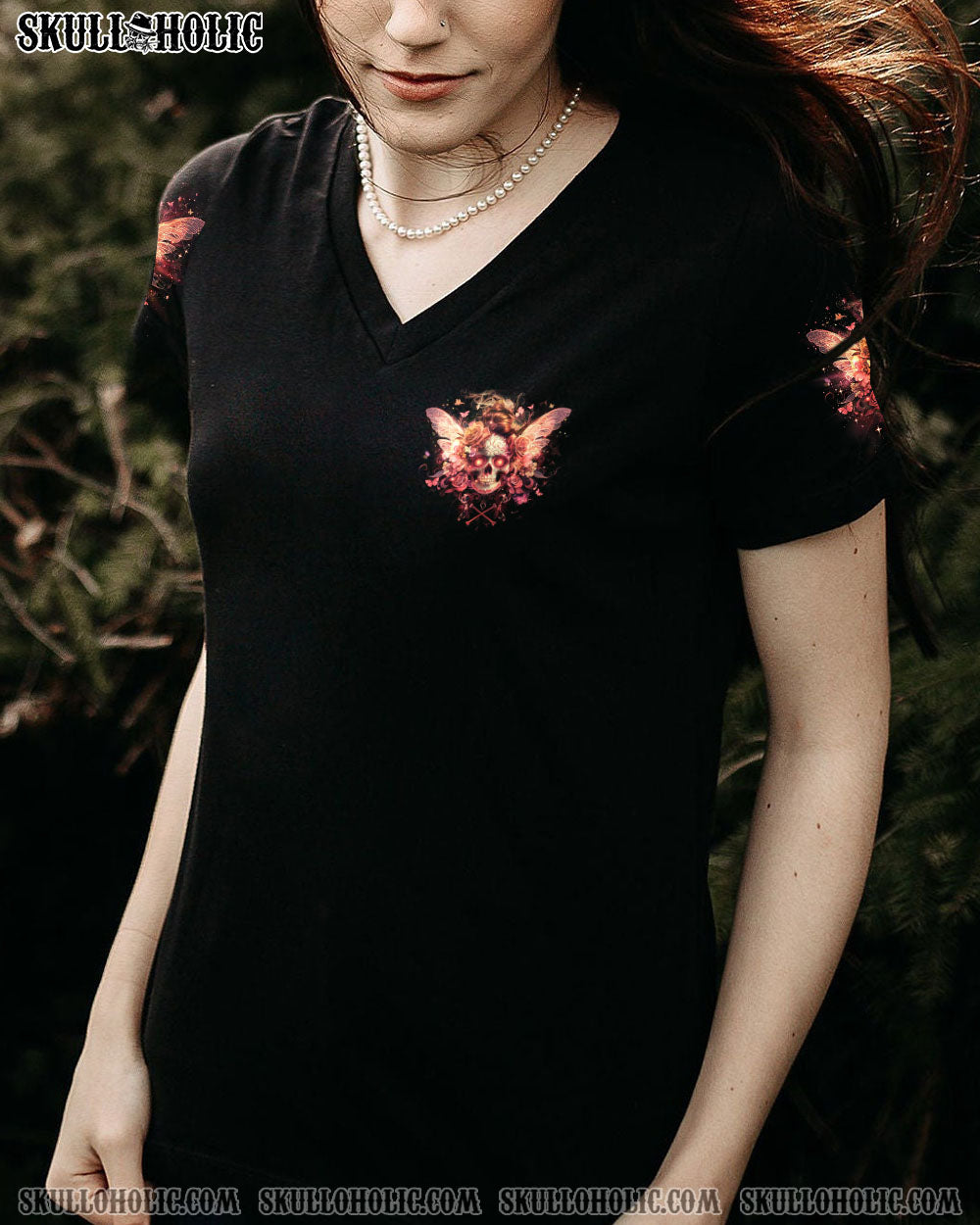 B DUST I SPRINKLE THAT S ON EVERYTHING SKULL MESSY BUN WINGS ALL OVER PRINT – TLNO1304241