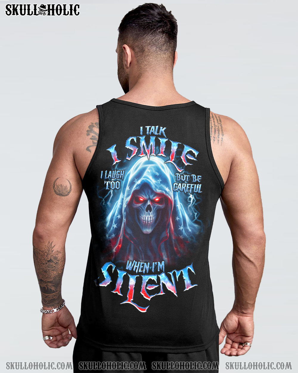 BE CAREFUL WHEN I’M SILENT REAPER ALL OVER PRINT – TLNO0906232