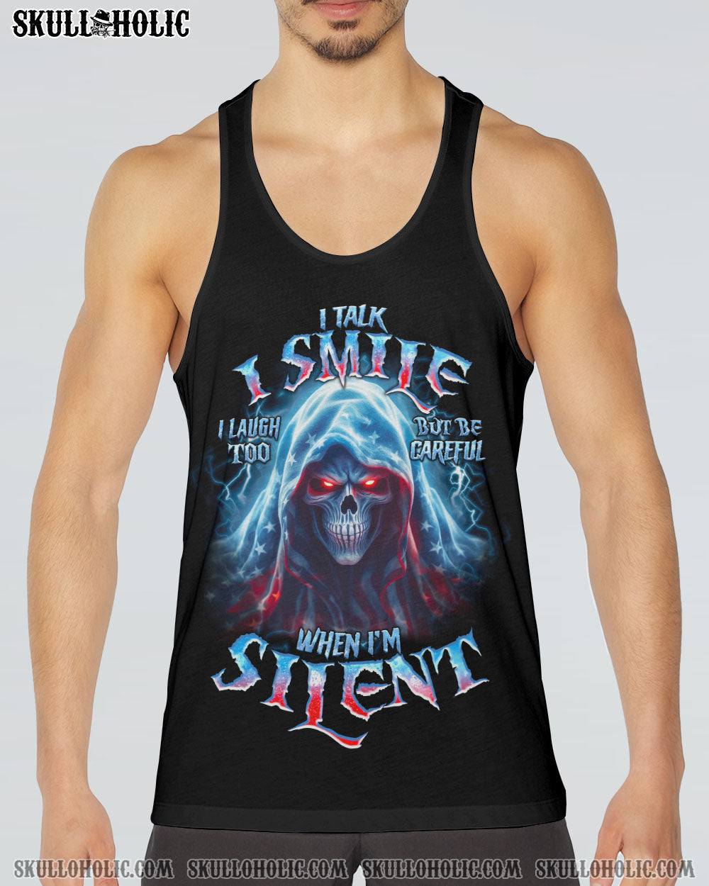 BE CAREFUL WHEN I’M SILENT REAPER ALL OVER PRINT – TLNO0906232