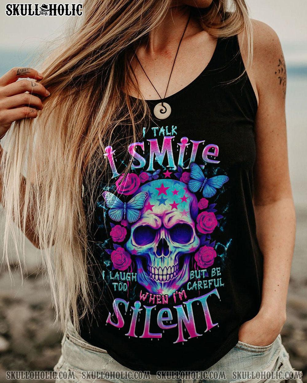 BE CAREFUL WHEN I’M SILENT REAPER ALL OVER PRINT – TLTR0507233