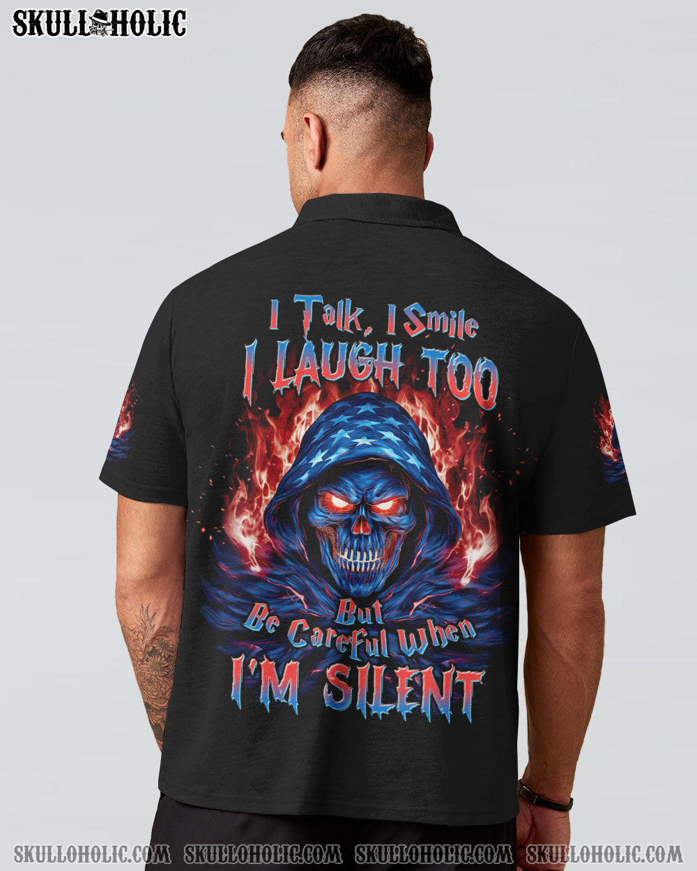 BE CAREFUL WHEN I’M SILENT REAPER ALL OVER PRINT – TLTW0710232