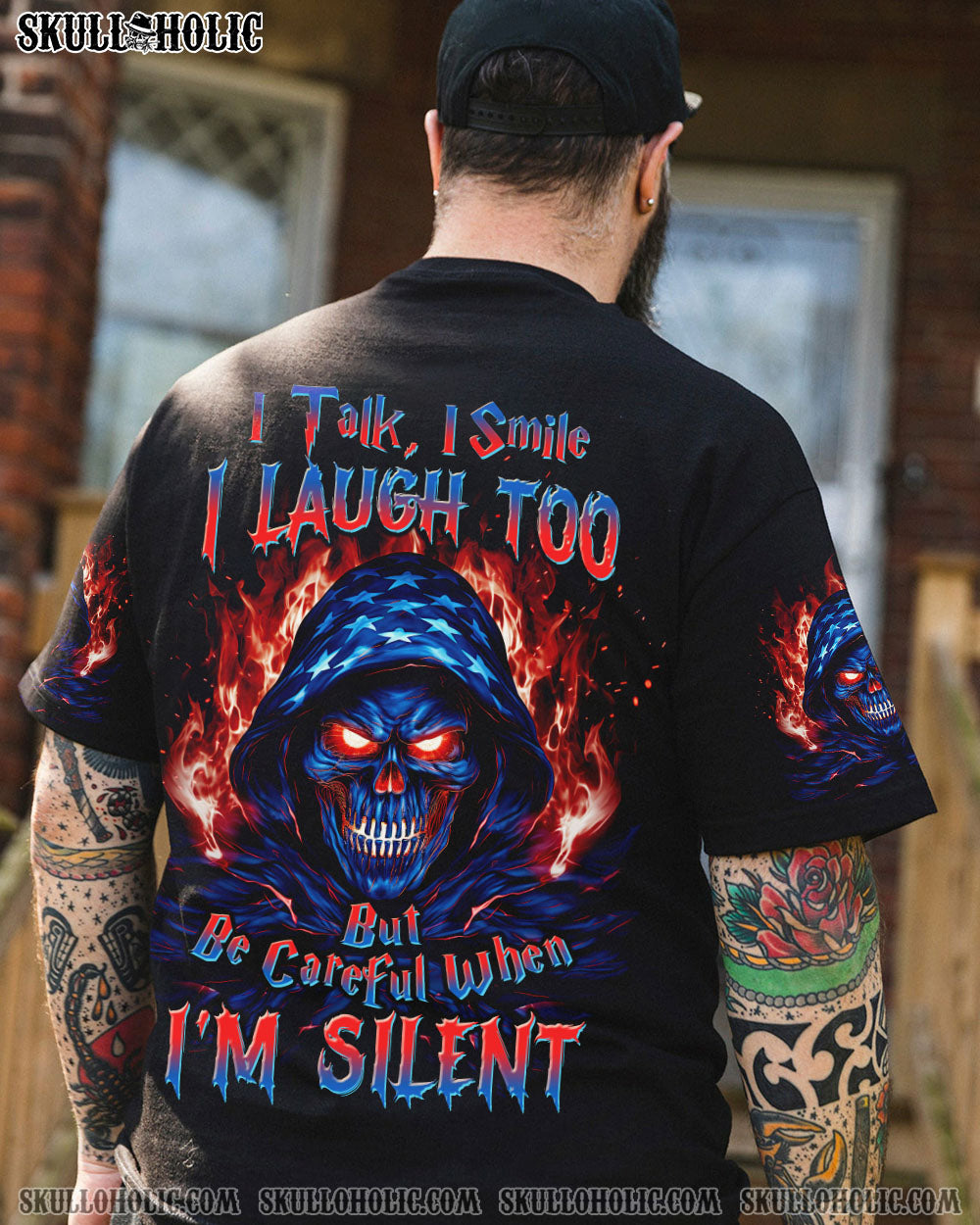 BE CAREFUL WHEN I’M SILENT REAPER ALL OVER PRINT – TLTW0710232