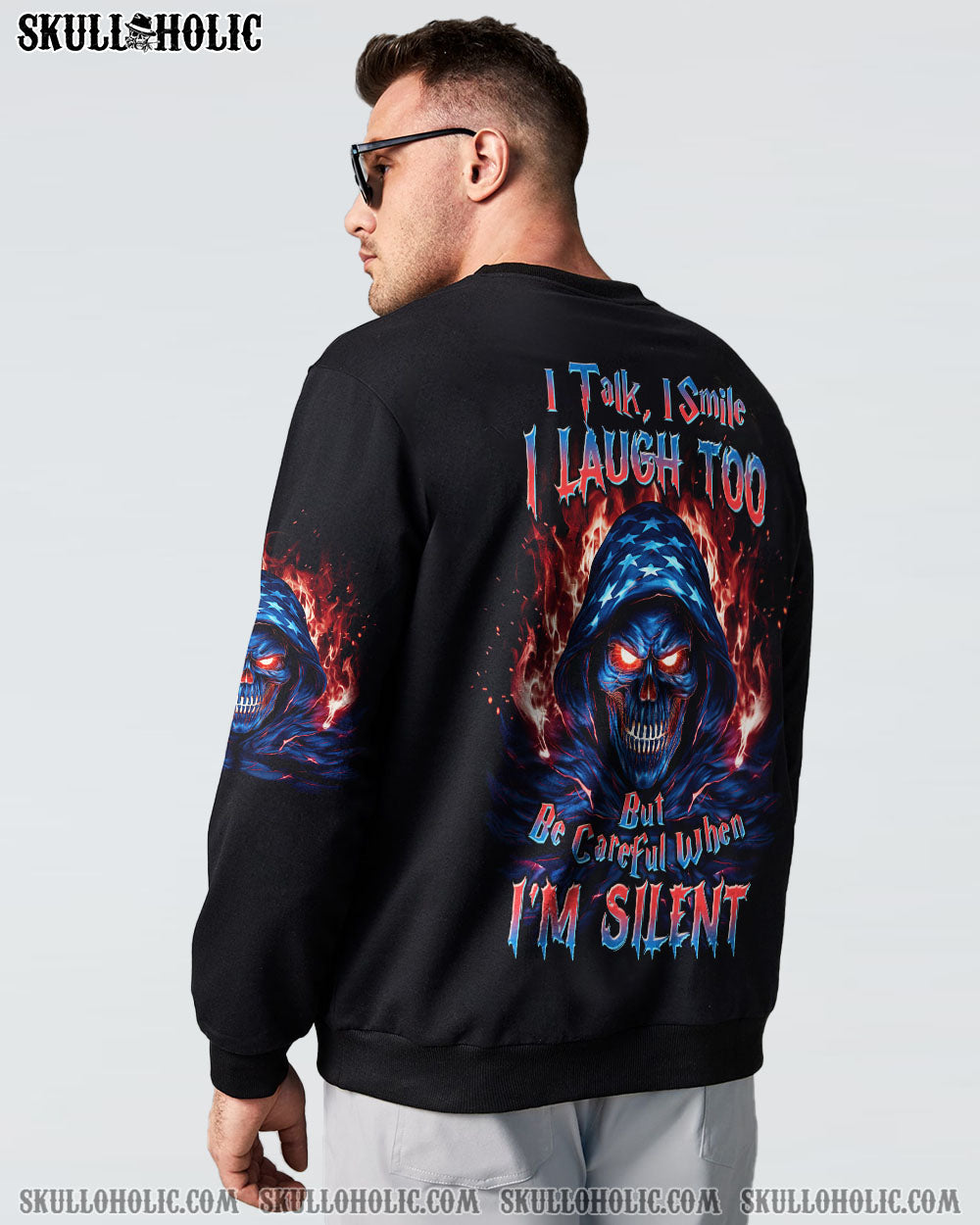 BE CAREFUL WHEN I’M SILENT REAPER ALL OVER PRINT – TLTW0710232