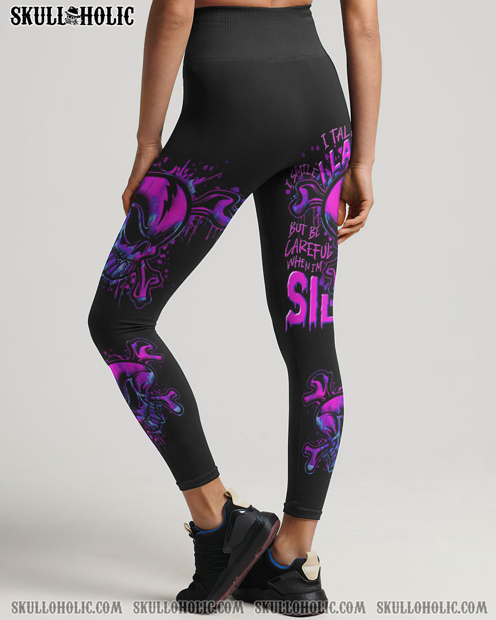 BE CAREFUL WHEN I’M SILENT SKULL BONES ALL OVER PRINT – TLNT0607232
