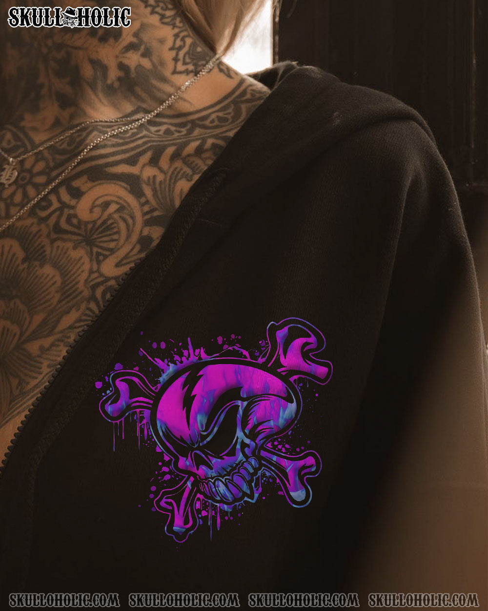 BE CAREFUL WHEN I’M SILENT SKULL BONES ALL OVER PRINT – TLNT0607232