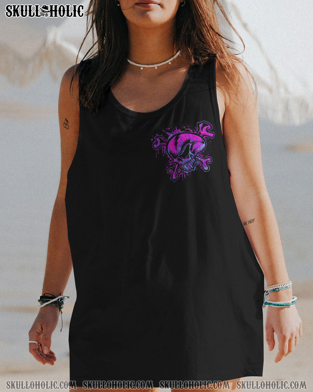 BE CAREFUL WHEN I’M SILENT SKULL BONES ALL OVER PRINT – TLNT0607232