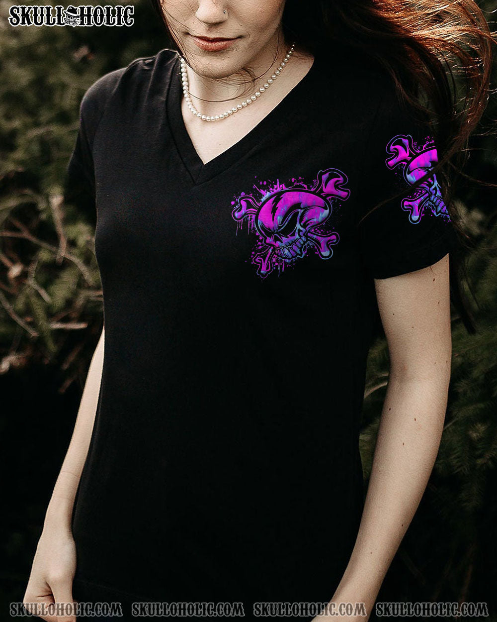 BE CAREFUL WHEN I’M SILENT SKULL BONES ALL OVER PRINT – TLNT0607232
