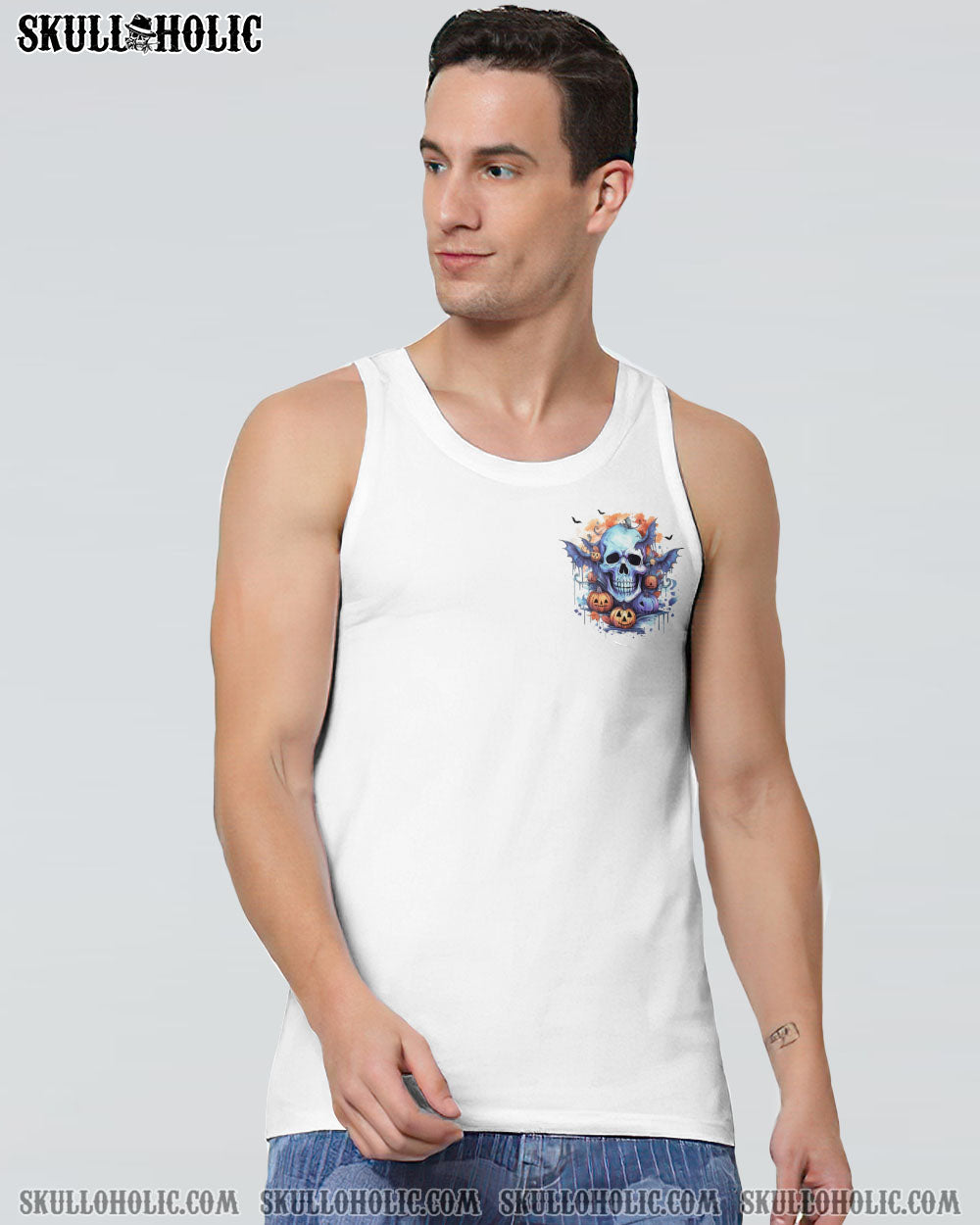 BE CAREFUL WHEN I’M SILENT SKULL HALLOWEEN ALL OVER PRINT – TLNO1108234