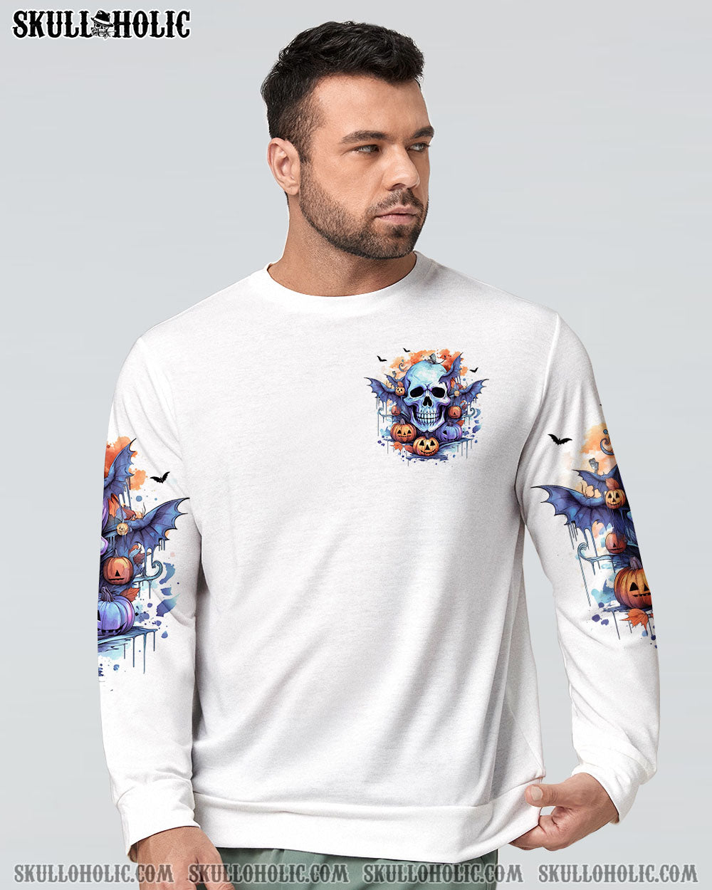 BE CAREFUL WHEN I’M SILENT SKULL HALLOWEEN ALL OVER PRINT – TLNO1108234