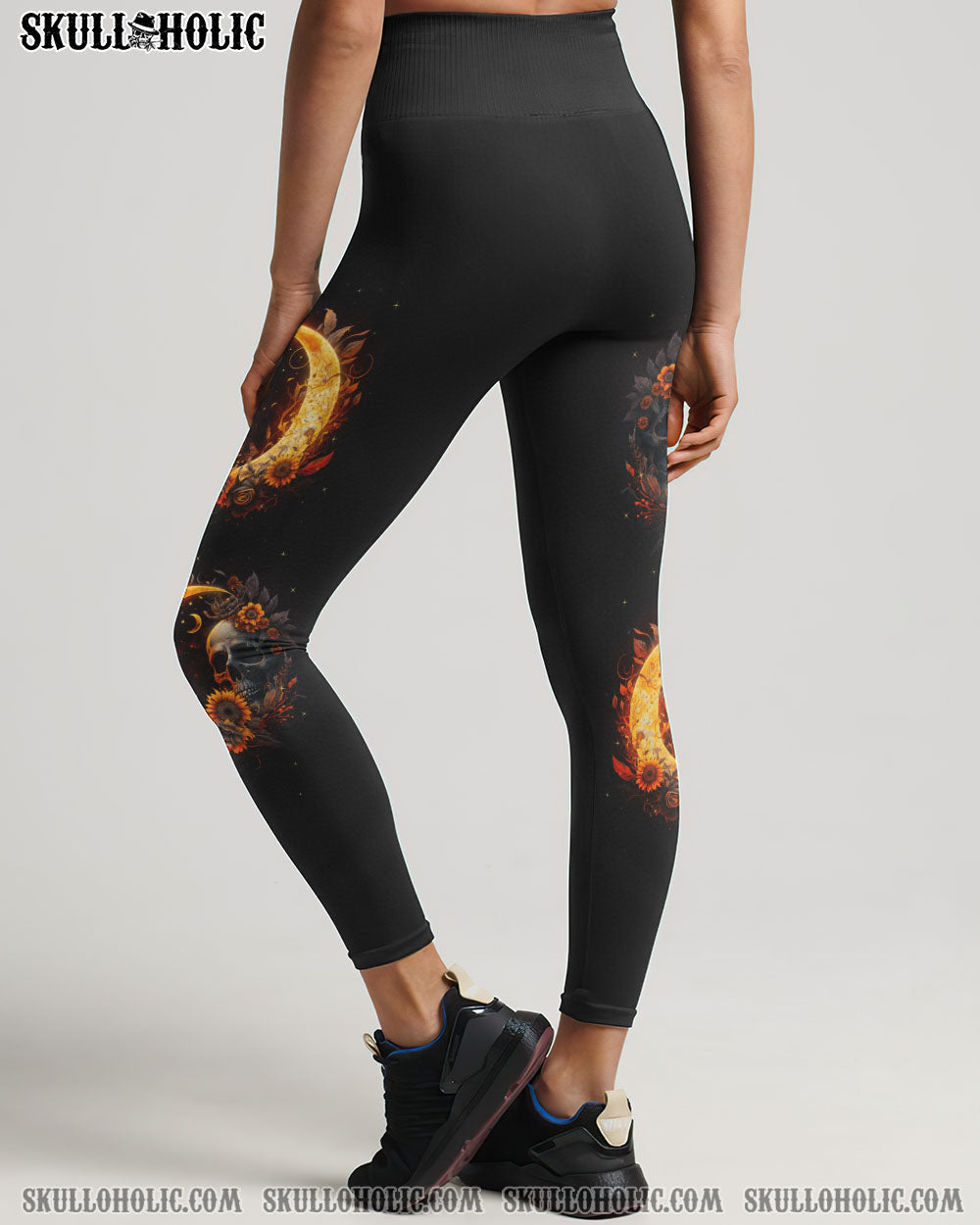 BE KIND SUNFLOWER SKULL CRESCENT MOON ALL OVER PRINT – TLNZ0603234