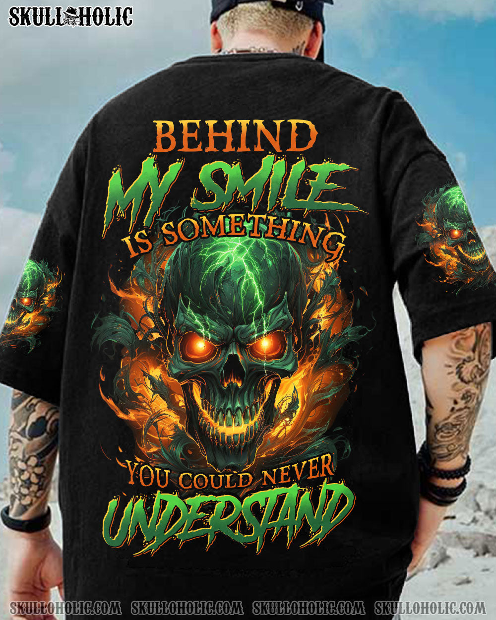 BEHIND MY SMILE ALL OVER PRINT - TYHI0306243