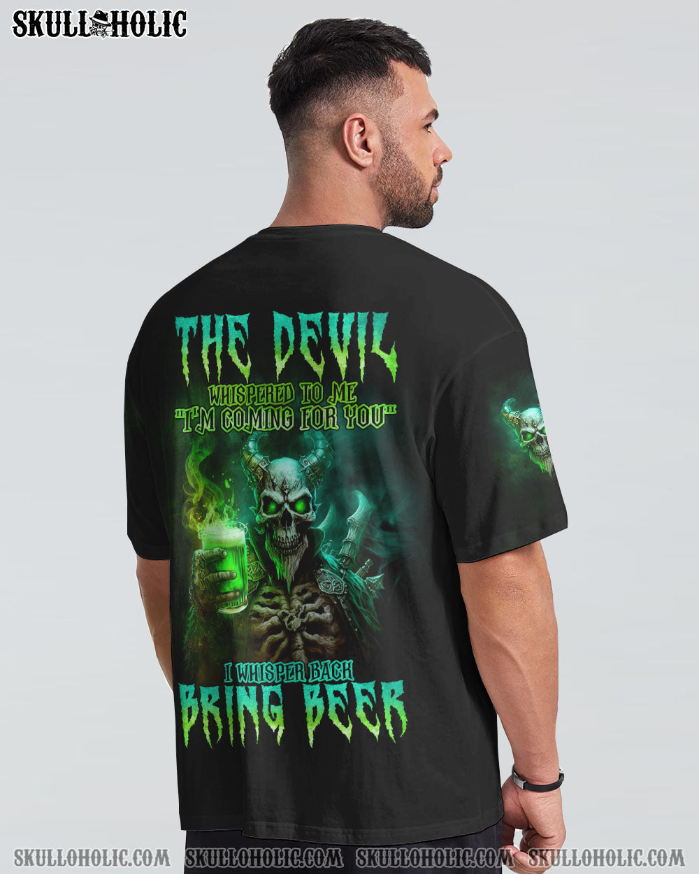 BRING BEER PATRTICK’S DAY SKULL ALL OVER PRINT – TLTM0102232