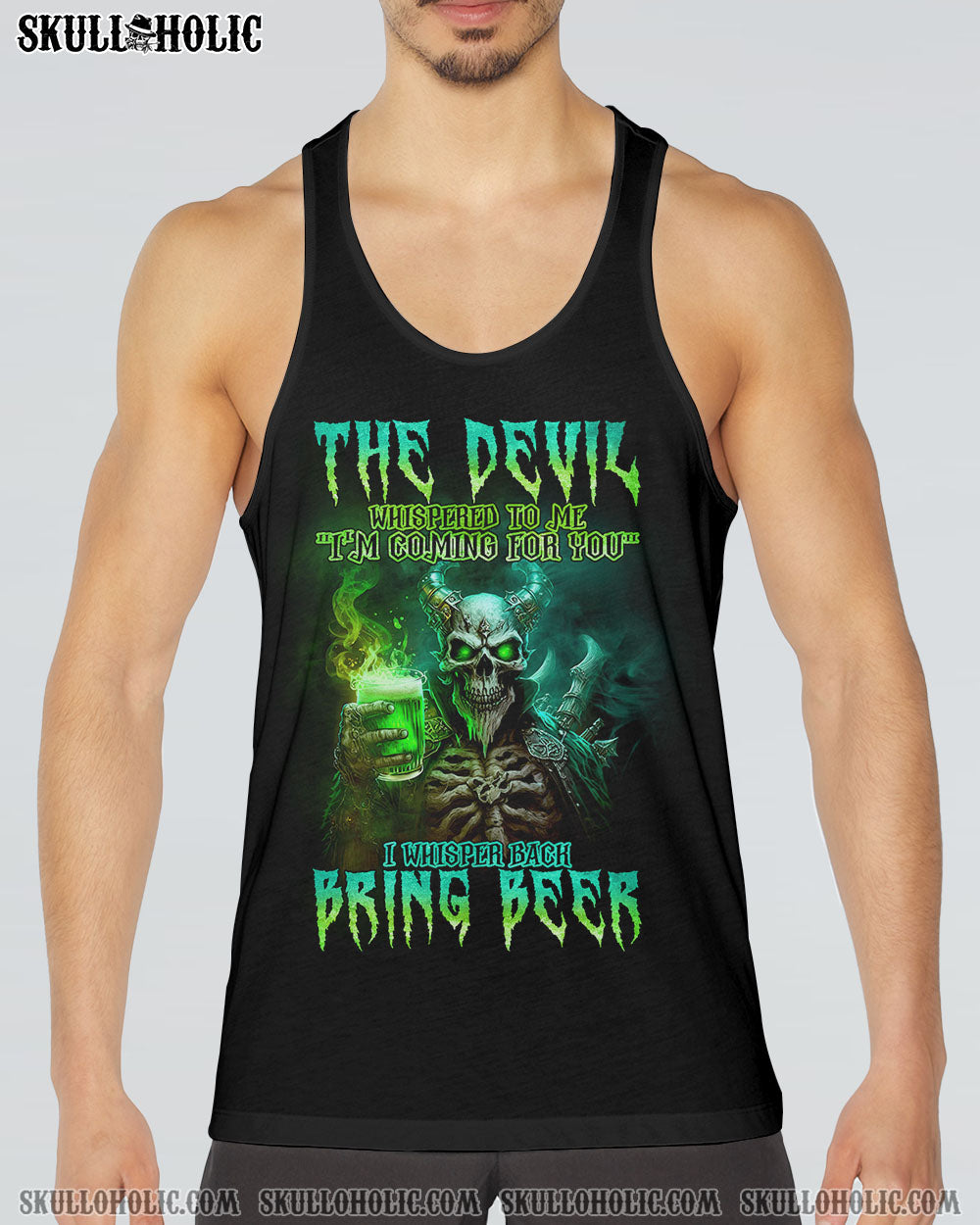 BRING BEER PATRTICK’S DAY SKULL ALL OVER PRINT – TLTM0102232