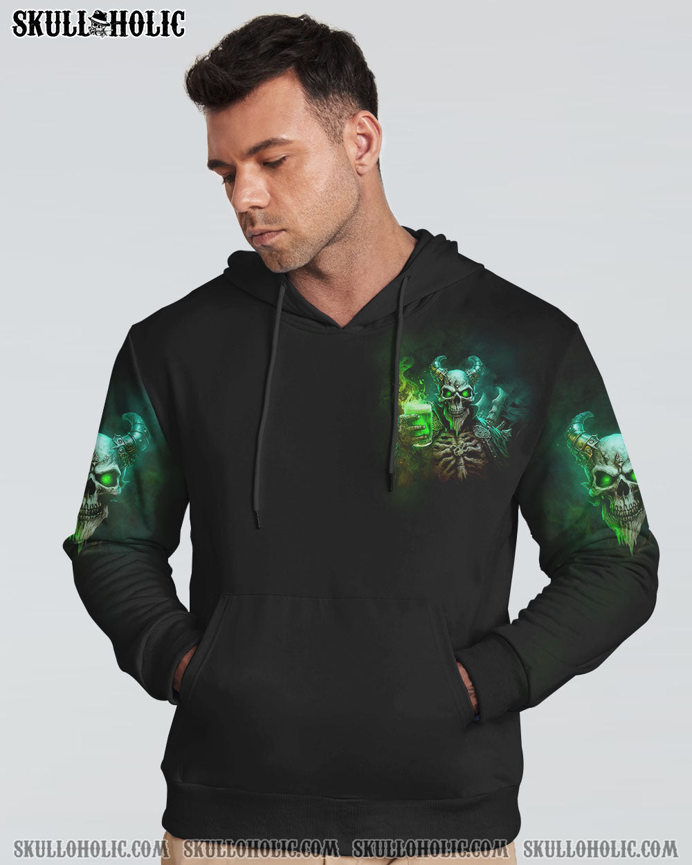 BRING BEER PATRTICK’S DAY SKULL ALL OVER PRINT – TLTM0102232