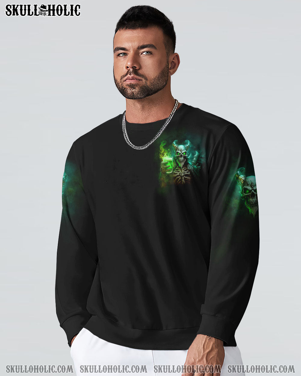 BRING BEER PATRTICK’S DAY SKULL ALL OVER PRINT – TLTM0102232