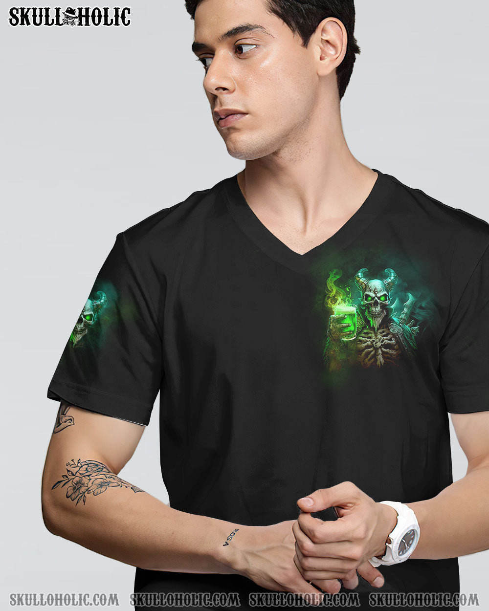 BRING BEER PATRTICK’S DAY SKULL ALL OVER PRINT – TLTM0102232