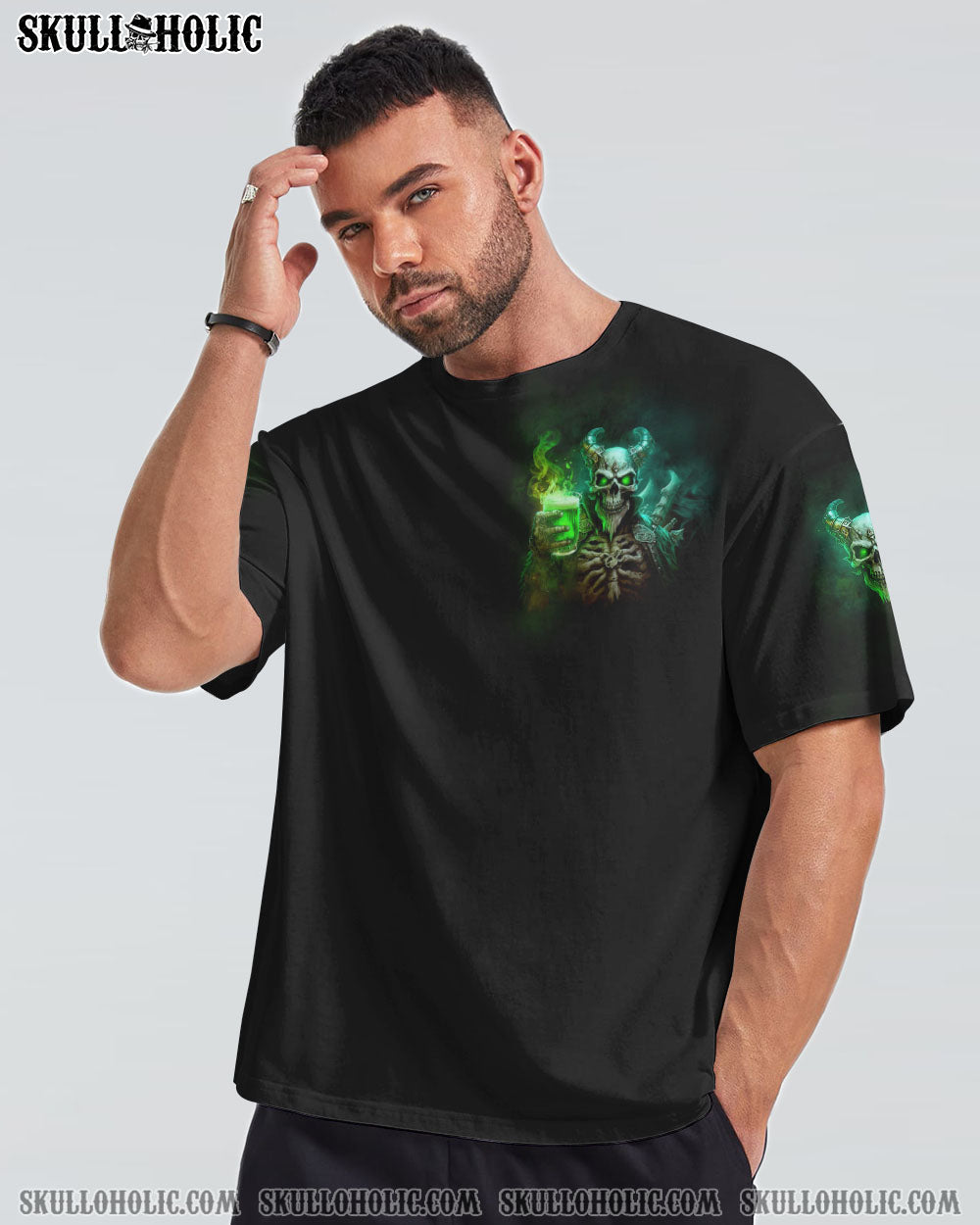BRING BEER PATRTICK’S DAY SKULL ALL OVER PRINT – TLTM0102232