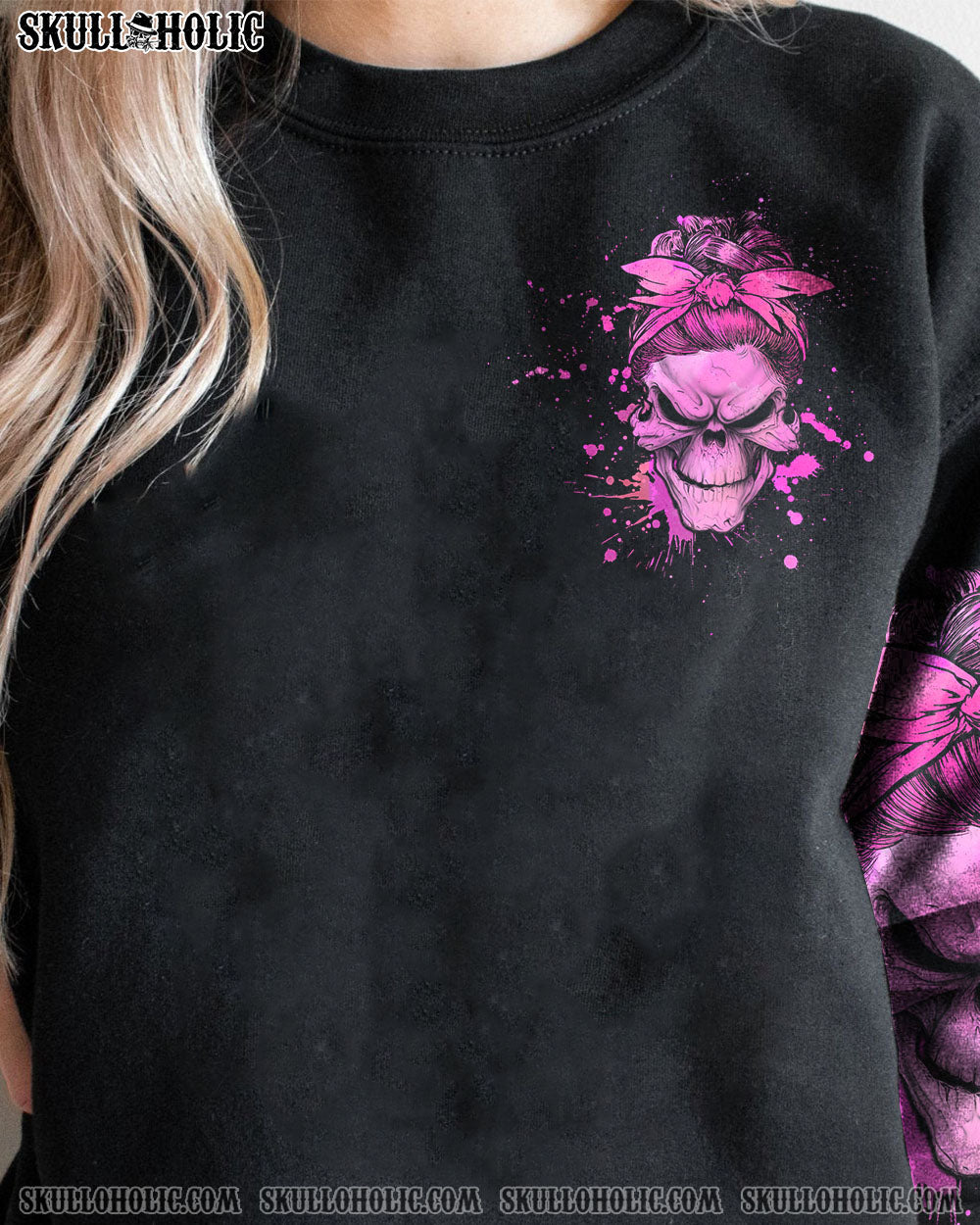 BUCKLE UP BUTTERCUP SKULL ALL OVER PRINT – TLTW1612223
