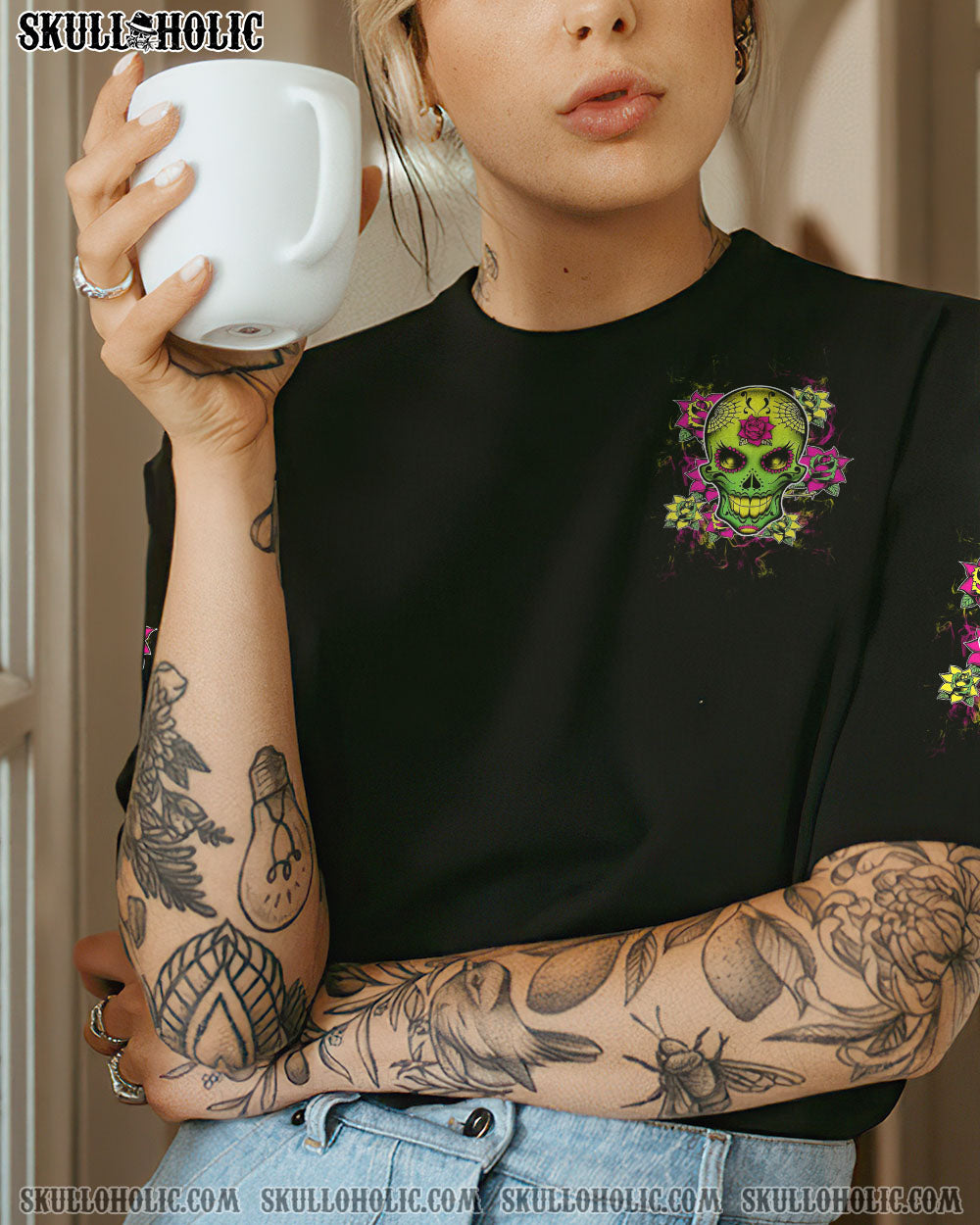 BUT DID YOU DIE MOM LIFE SKULL ALL OVER PRINT – TLTW2302235