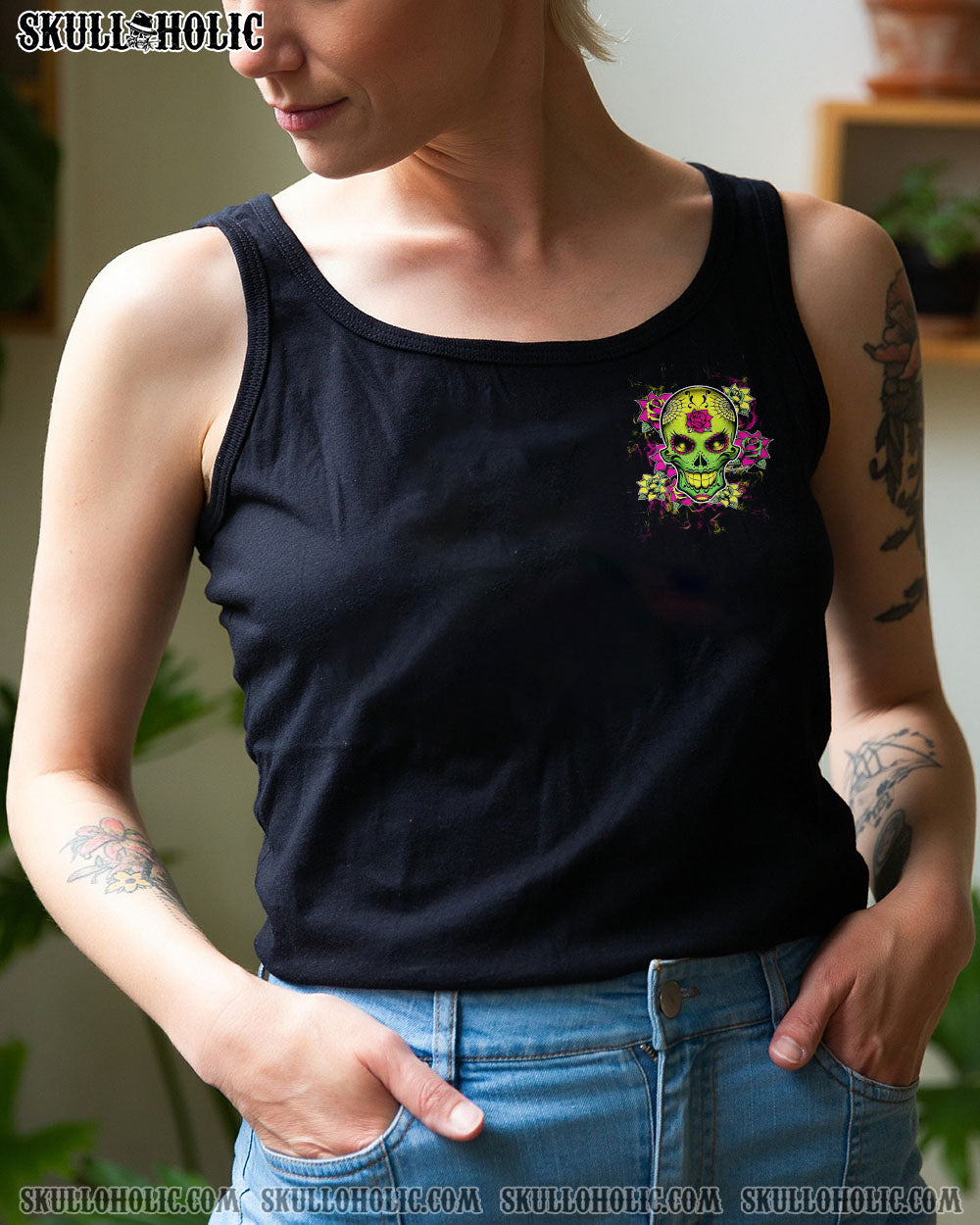 BUT DID YOU DIE MOM LIFE SKULL ALL OVER PRINT – TLTW2302235