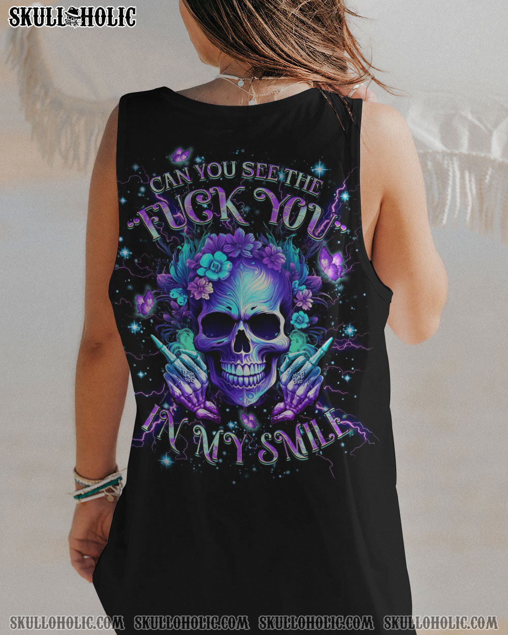 CAN YOU SEE THE F YOU SKULL ALL OVER PRINT – YHKD0711231