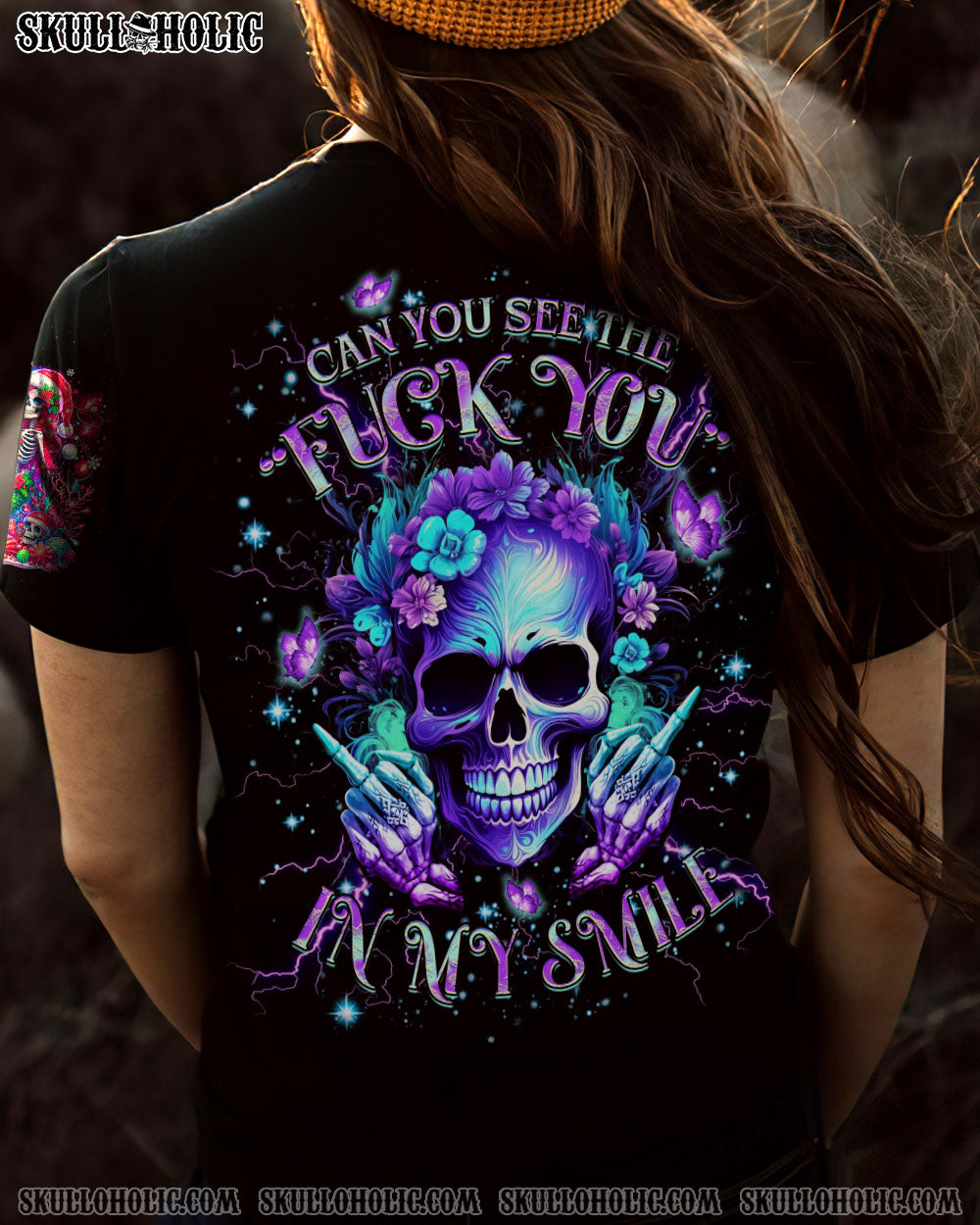 CAN YOU SEE THE F YOU SKULL ALL OVER PRINT – YHKD0711231